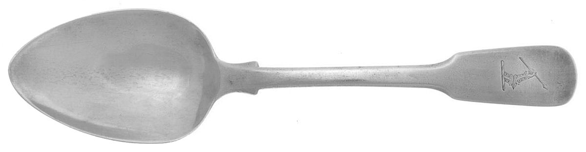 WUT1 (Sterling) Dessert/Oval Soup Spoon by William Southey-1