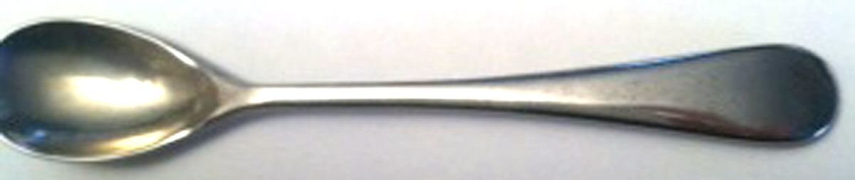 WYS1 (Silverplate) Individual Salt Spoon by William Tay& Sons-1