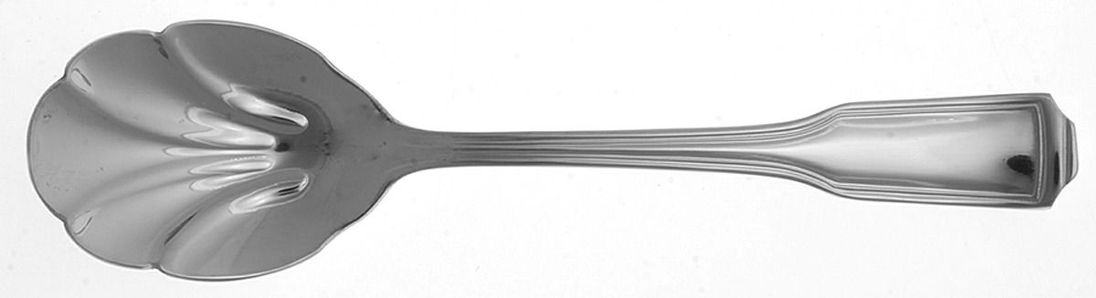 Whitney-American Chippendale (Stainless) Sugar Shell Spoon by Wallace Silver-1