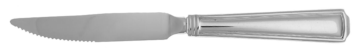 Whitney-American Chippendale (Stainless) Steak Knife Individual Hollow, Serrate HC by Wallace Silver-1
