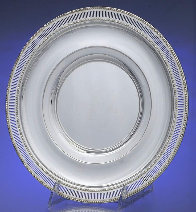 PH66 (Sterling, Hollowware) 10" Sandwich Plate by Watrous-1