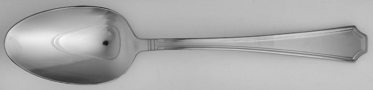 Tatum Frost (Stainless) Place/Oval Soup Spoon by Wallace Silver-1