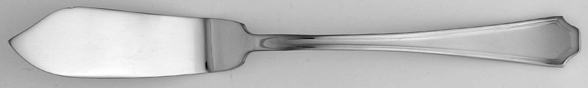Tatum Frost (Stainless) Flat Handle Master Butter Knife by Wallace Silver-1