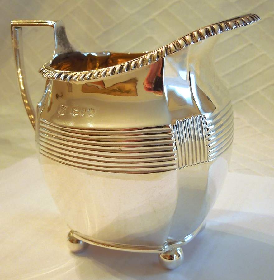 W7L1 (Sterling, Hollowware) Creamer by William Gibson & John Lawrence Langman-1