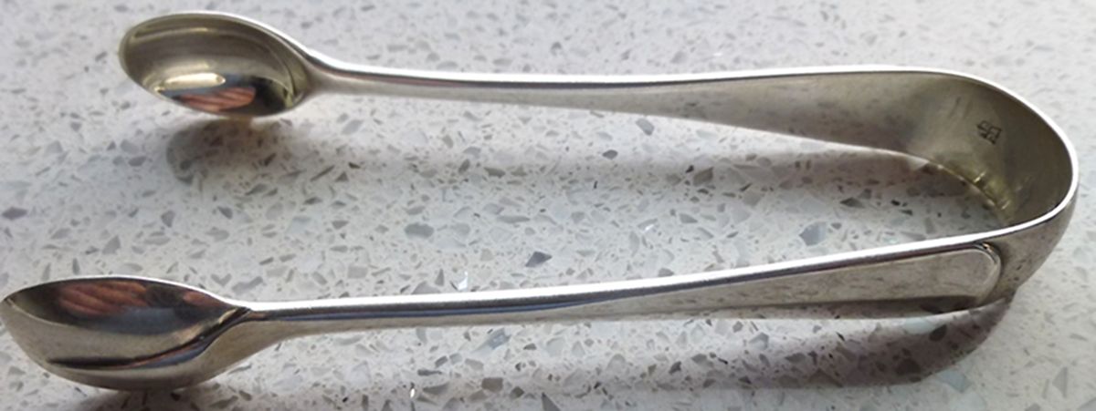 W7L2 (Sterling) Sugar Tongs by William Gibson & John Lawrence Langman-1