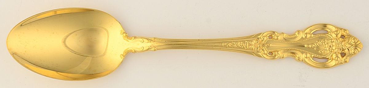 Golden Grand Victorian (Sterling) Teaspoon by Wallace Silver-1