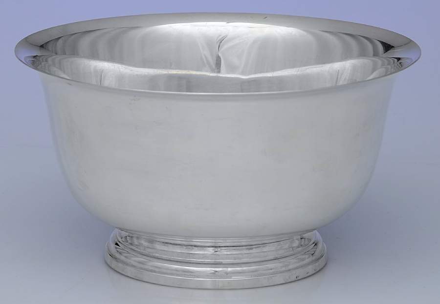 Paul Revere Bowl (Sterling Hollowware) 8" Paul Revere Bowl by W. Bell & Co-1