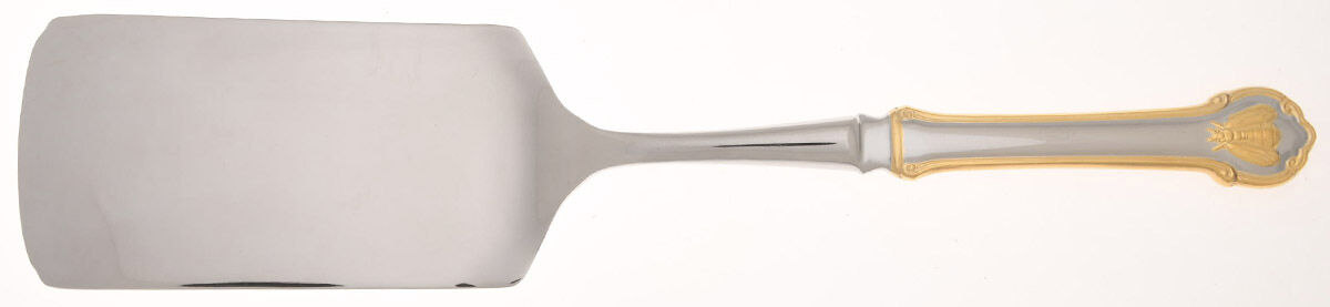 Gold Napoleon Bee (Stainless) Lasagna Server with Stainless Blade HC by Wallace Silver-1