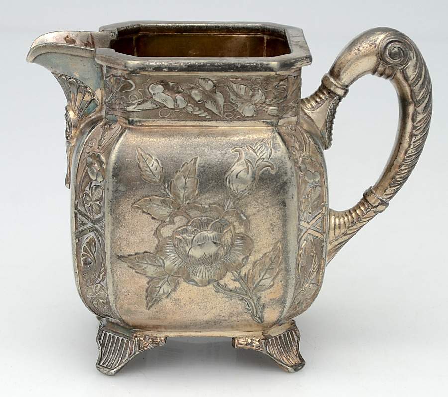 346 (Silverplate, Hollowware) Creamer by Wilcox Silverplate-1
