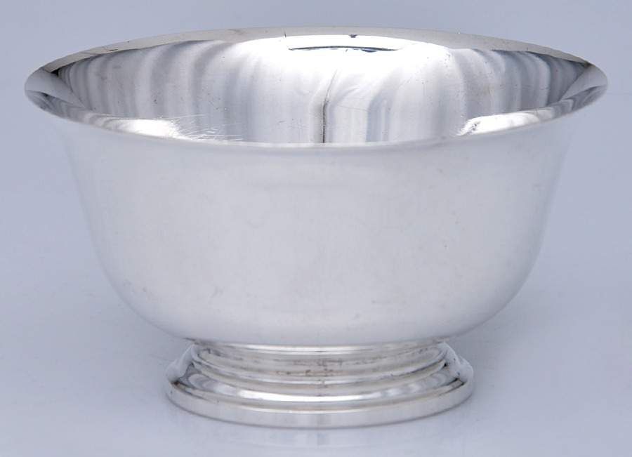 Paul Revere Bowls (Sterling, Hollowware) 4" Paul Revere Bowl by Worden-Munnis Co.Inc-1