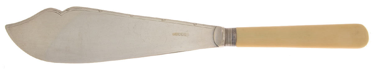 WYT2 (Sterling) Individual Fish Knife with Silverplate Blade by William Yates-1