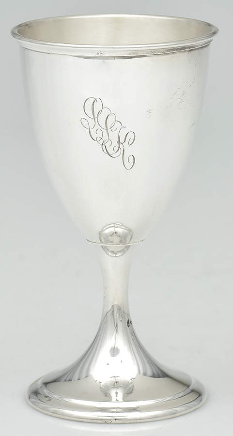 2403 (Sterling, Hollowware) Water Goblet by Wallace Silver-1