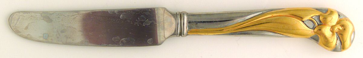 Adena (Stainless, Gold Accent) Hollow Handle Master Butter Knife by Yamazaki-1