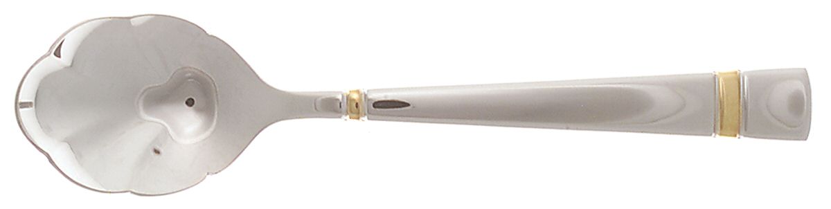 Chelsea-Gold Accent (Stainless, Glossy) Sugar Shell Spoon by Yamazaki-1