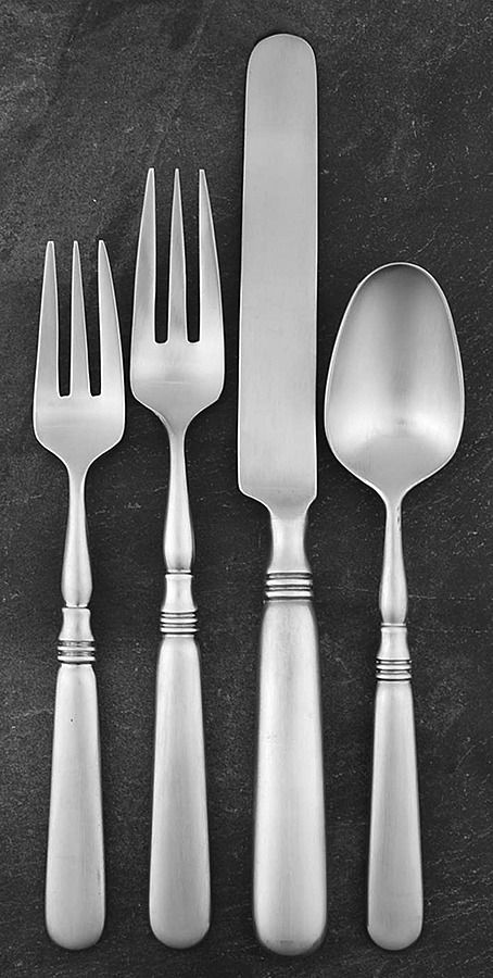Old Denmark (Stainless) 4 Piece Place Setting by Yamazaki-1
