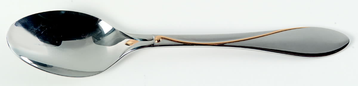 Raceme (Stainless, Gold Accent) Teaspoon by Yamazaki-1