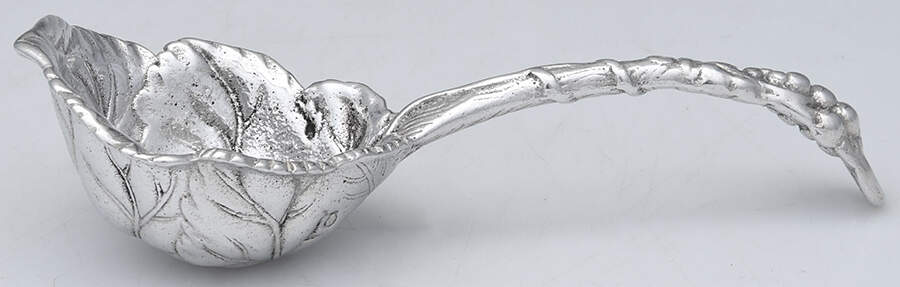 Grape (Aluminum, Hollowware) Sauce Ladle, Solid Piece by Arthur Court-1