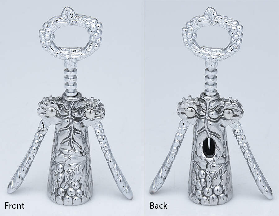 Grape (Aluminum, Hollowware) Corkscrew/Bottle Opener by Arthur Court-1