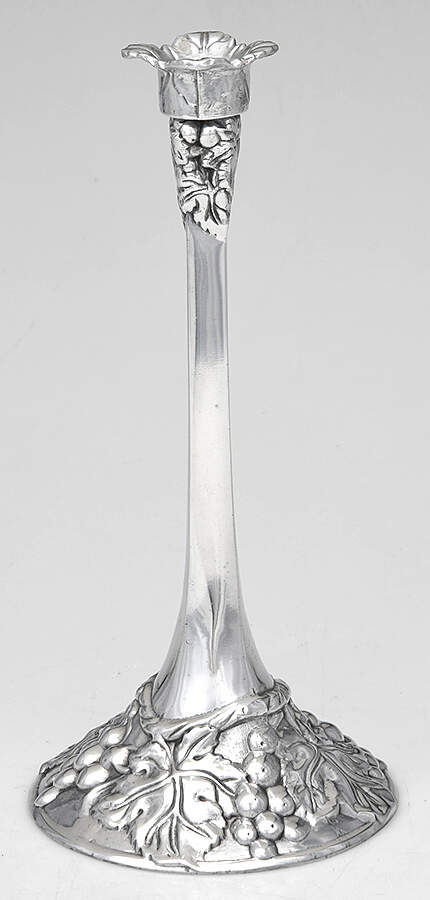 Grape (Aluminum, Hollowware) 12" Candlestick by Arthur Court-1