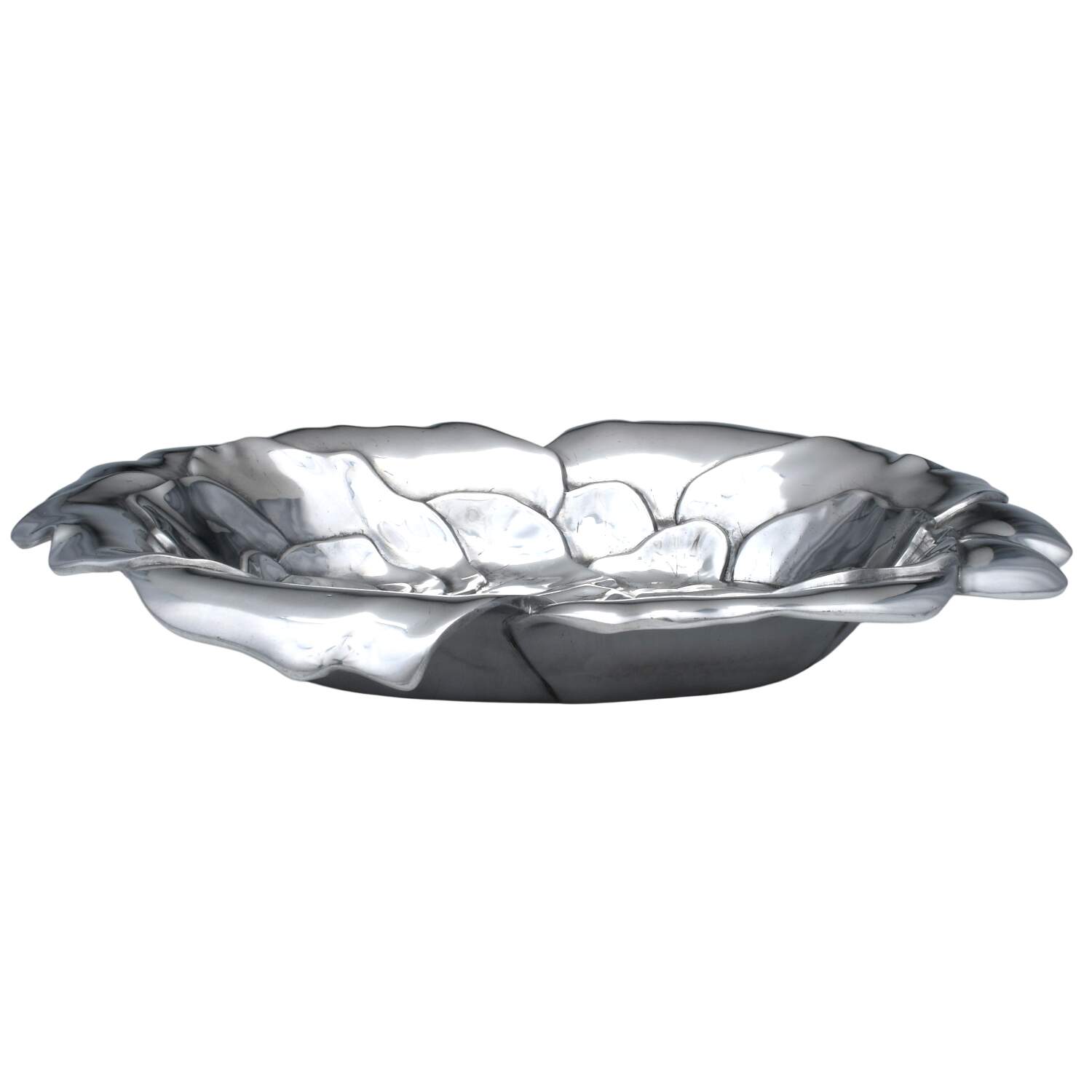 The Pintel Collection (Aluminum, Hollowware) 17" Oval Bowl by Alum Creations Inc-1