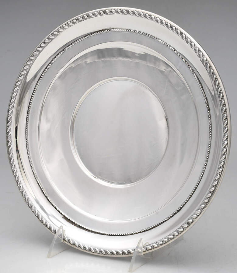H1008 (Sterling, Hollowware) 10" Sandwich Plate by Alvin-1