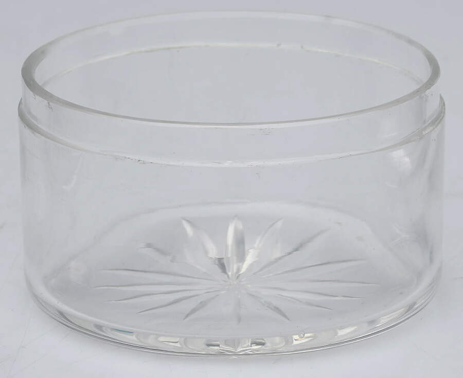 2SS1 (Sterling, Hollowware) Dresser Jar Crystal Bowl by Storck & Sinsheimer-1