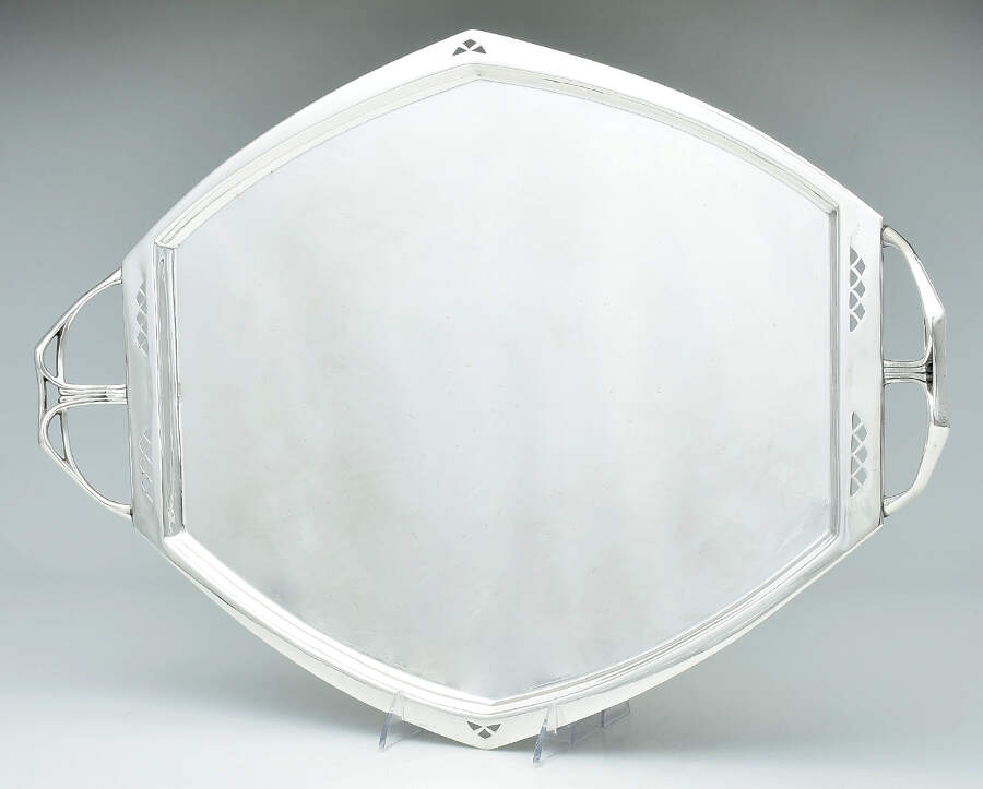 Silverplate Hollowware 18" Waiter Tray by Argentor-1