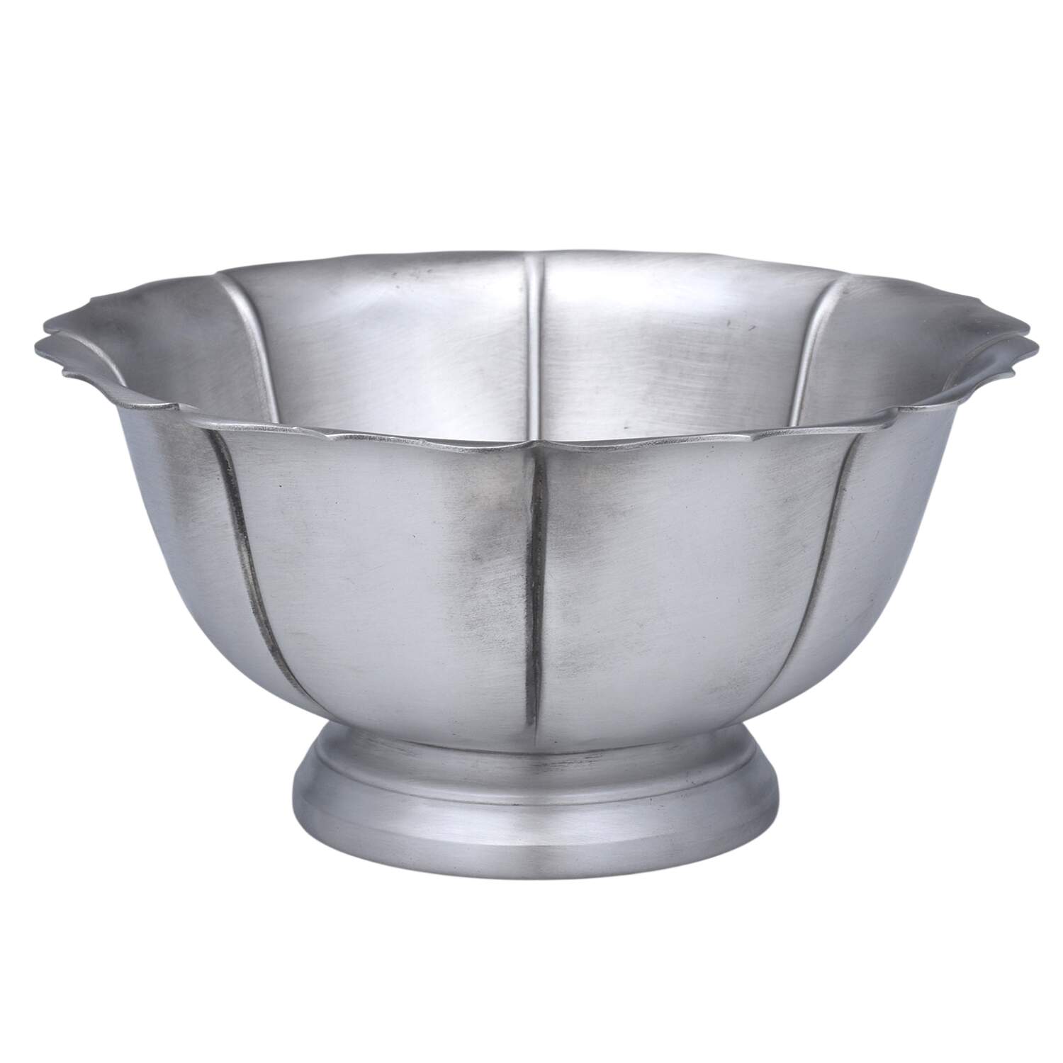 Colonial (Pewter, Hollowware) 6" Round Pedestal Bowl by Luther Boardman & Son-1