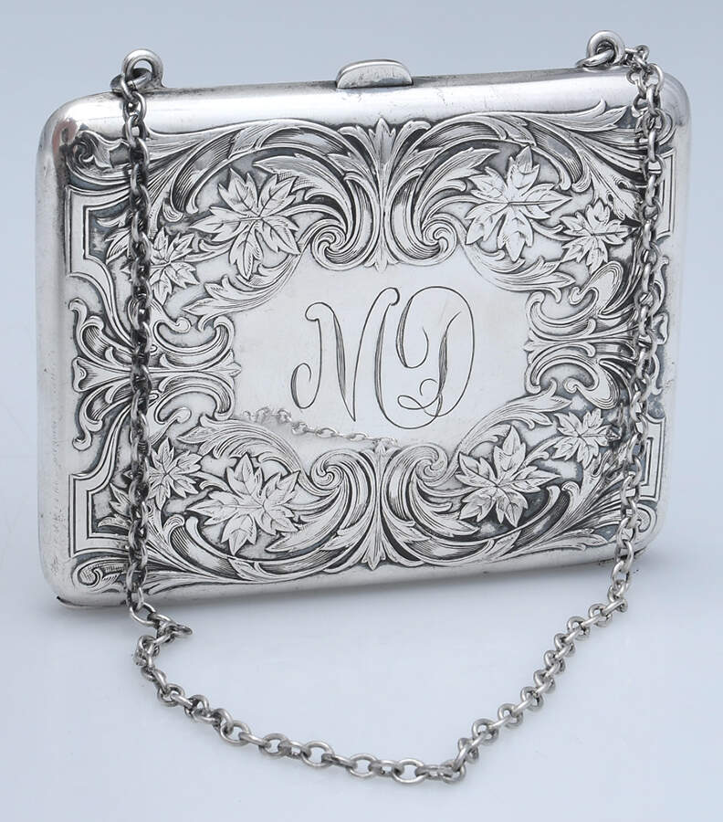2482 (Sterling, Hollowware) Purse by R. Blackinton & Co-1
