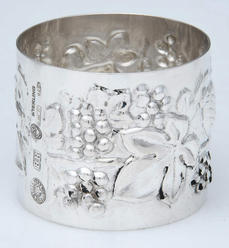 BF21 (Sterling, Hollowware) Napkin Ring by Brandimate Firenze-1