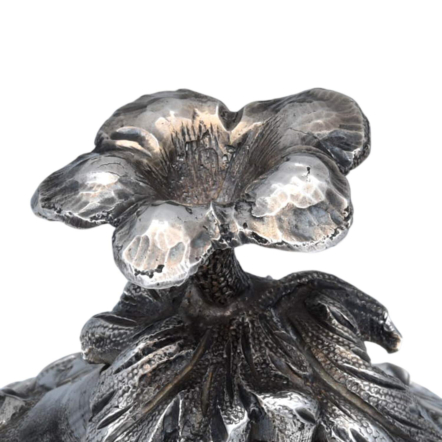 Repousse (Sterling, Hollowware) 5 Piece Tea Set (SCP, STP, SCR, SSU, SWB) by Bailey, Banks & Biddle-4