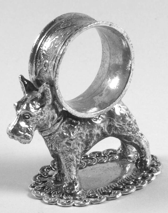 Figural Napkin Rings (Silverplate) Napkin Ring by Chip Grigley-1