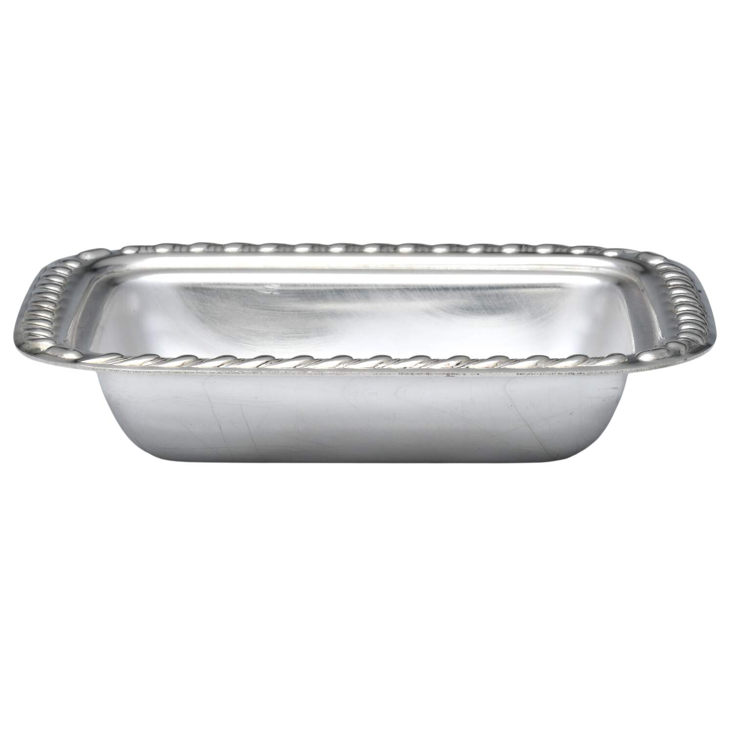 Silverplate Hollowware Rectangular Covered Butter No Lid by Canterbury Silversmith Inc.-1