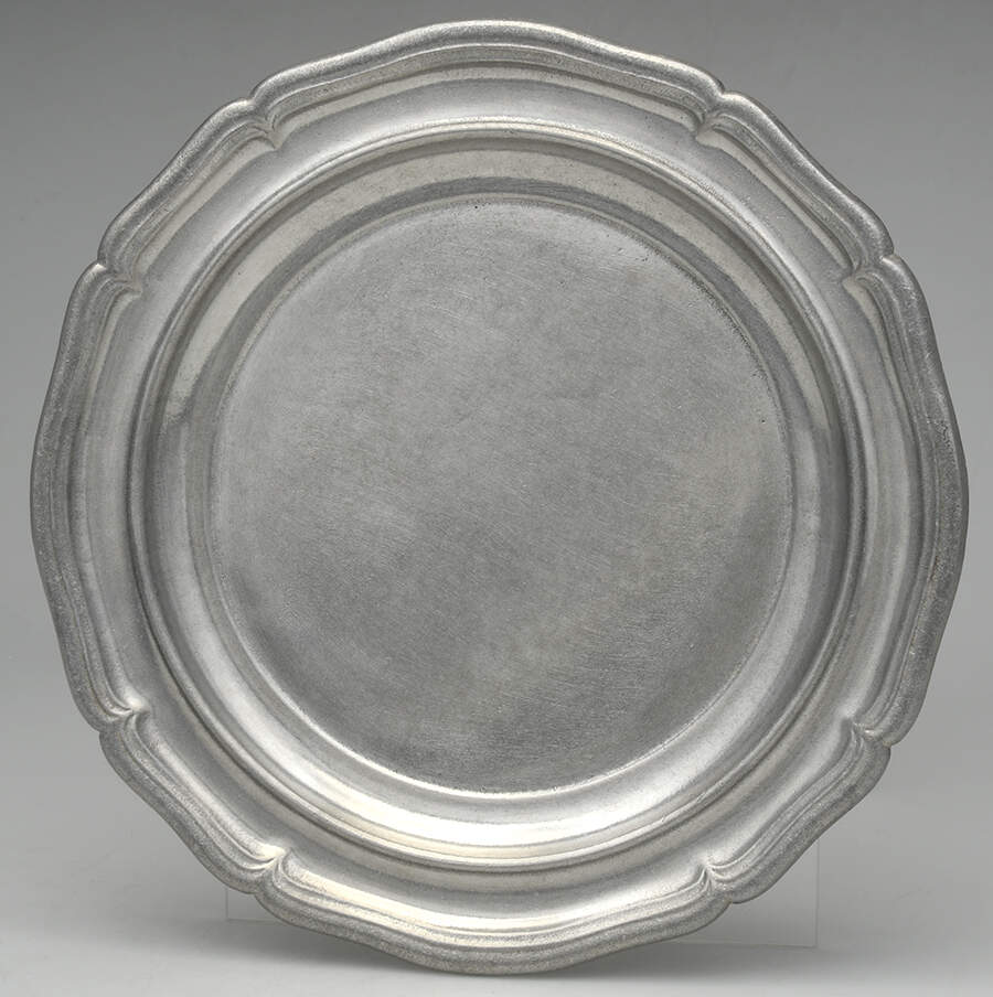 261 (Pewter, Hollowware) Service Plate (Charger) by Country Ware-1