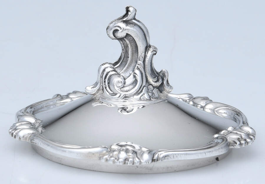 CXU12 (Sterling, Hollowware) Lid for Sugar Bowl by Camusso (Peru)-1
