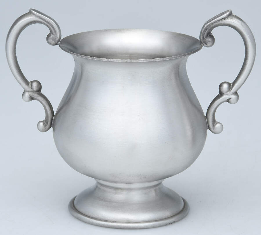 727 (Pewter, Hollowware) Mini Open Sugar Bowl by Empire Silver Co-1