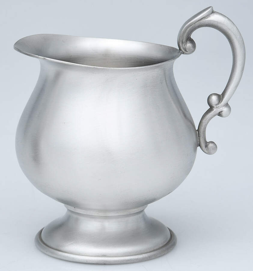 727 (Pewter, Hollowware) Mini Creamer by Empire Silver Co-1