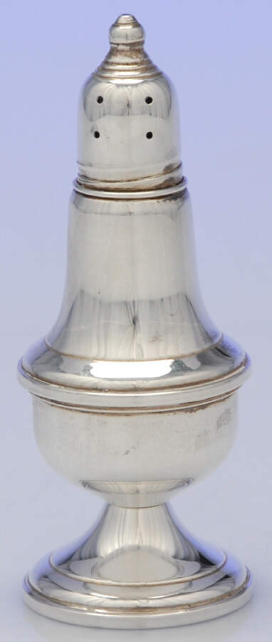 Sterling Salt & Pepper Sets Weighted Pepper Shaker by Empire Silver Co-1