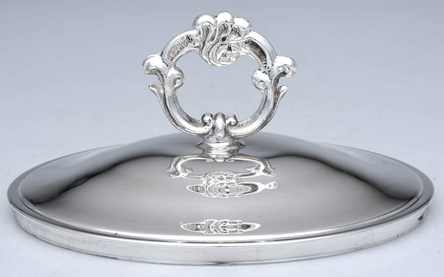 Silverplate Hollowware 1.5 Qt Round Covered Casserole Lid by Eton Silver-1