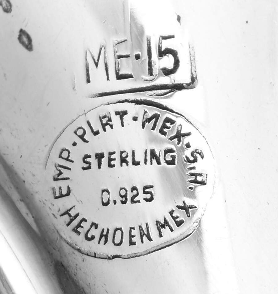 Mexico Sterling Hollowware Pin/Pendant by Empresa Plat-Mex S.A.-3
