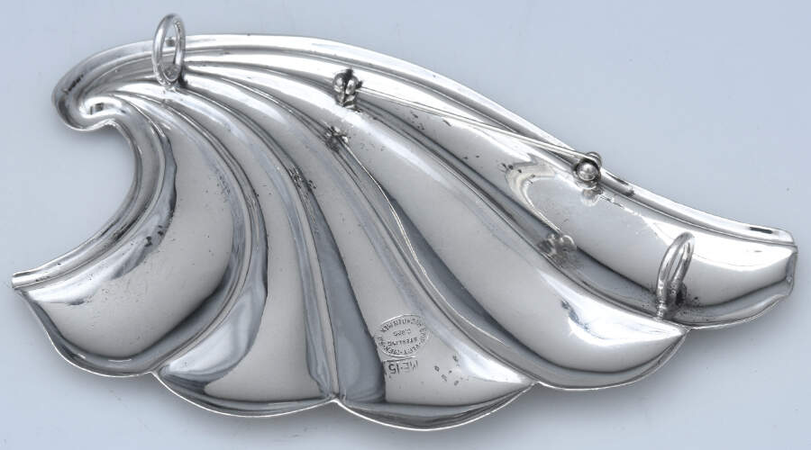 Mexico Sterling Hollowware Pin/Pendant by Empresa Plat-Mex S.A.-2