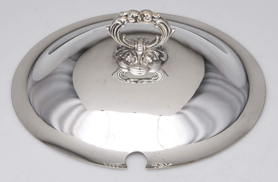 715 (Silverplate, Hollowware) Lid for Soup Tureen by English Silver Mfg Co.-1