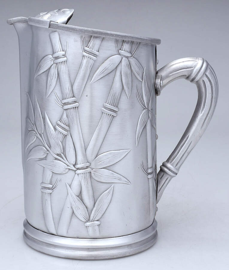 Bali Bamboo (Aluminum, Hollowware) Ice Lip Water Pitcher by Everlast Metal-1