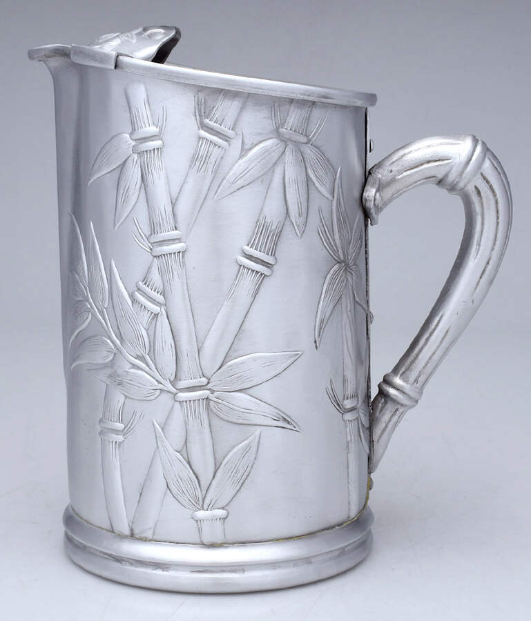 Bali Bamboo (Aluminum, Hollowware) Ice Lip Water Pitcher by Everlast Metal-1