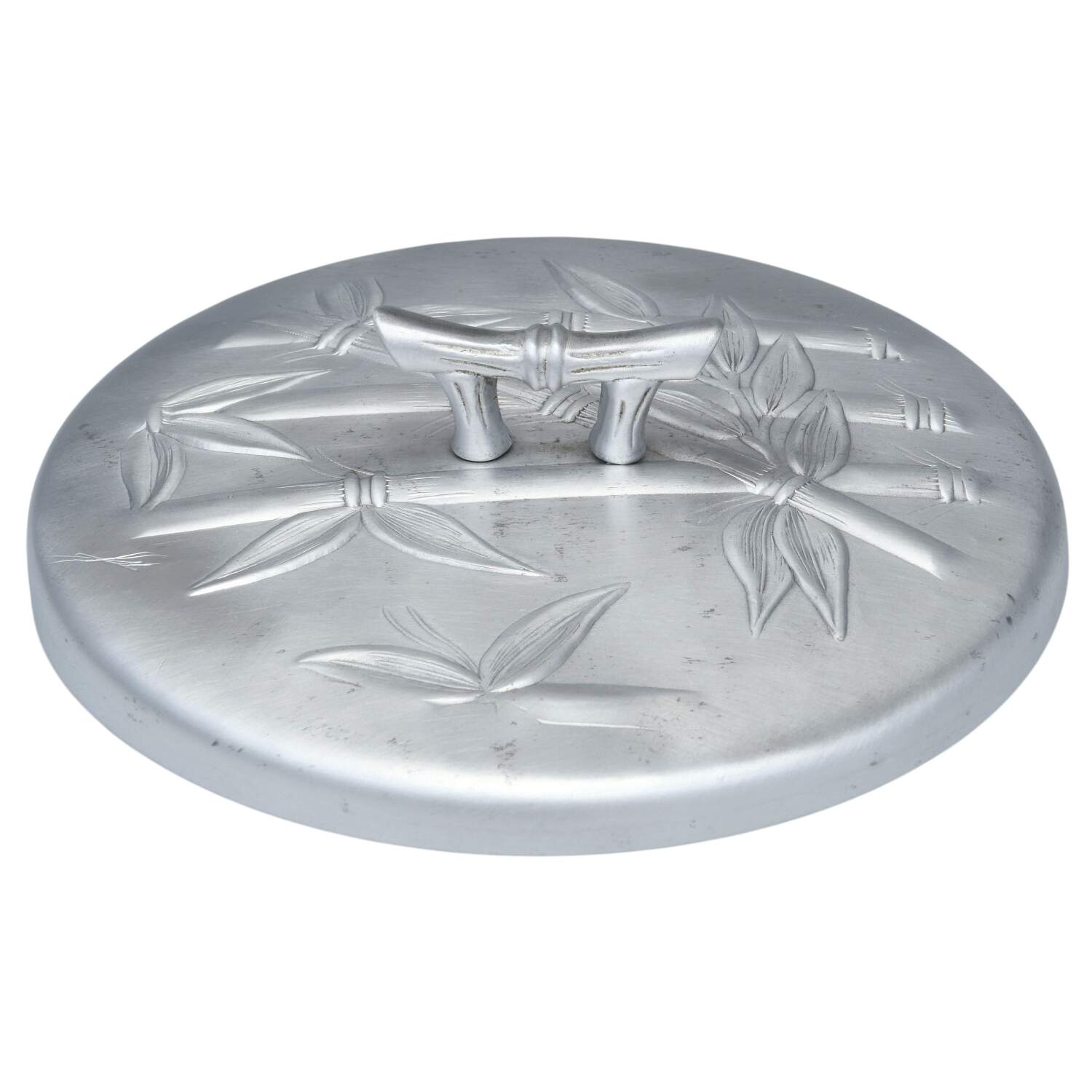 Bali Bamboo (Aluminum, Hollowware) Lid for Ice Bucket by Everlast Metal-1