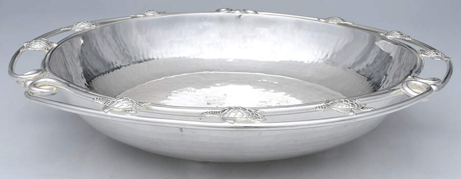 Sea Life (Silverplate, Hollowware) 16" Salad Serving Bowl by Emilia Castillo-1