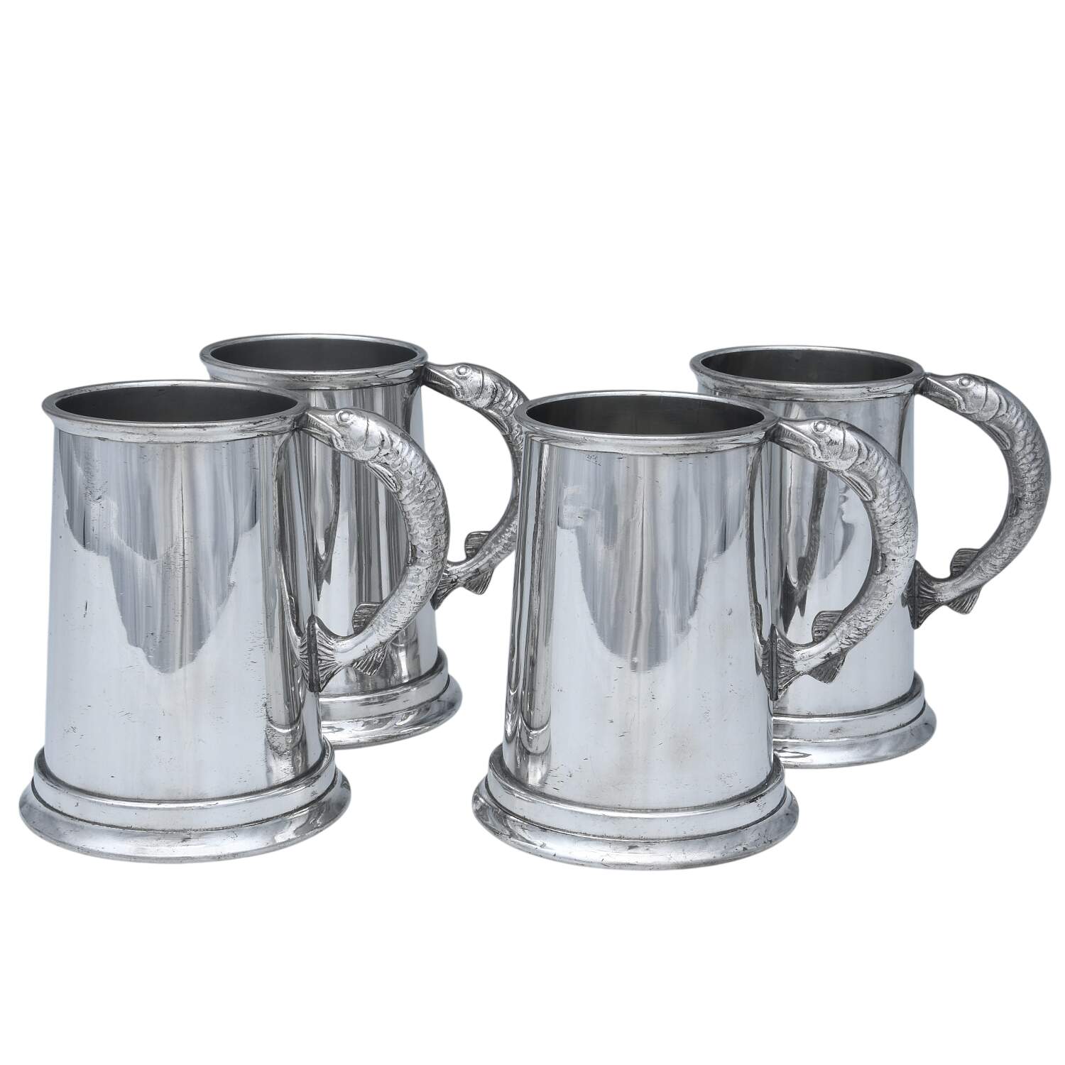 E7P1 (Pewter, Hollowware) Tankard - Set of 4 by English Pewter Company-1