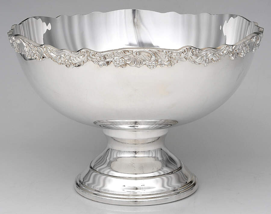 5614 (Silverplate, Hollowware) Punch Bowl by F B Rogers-1