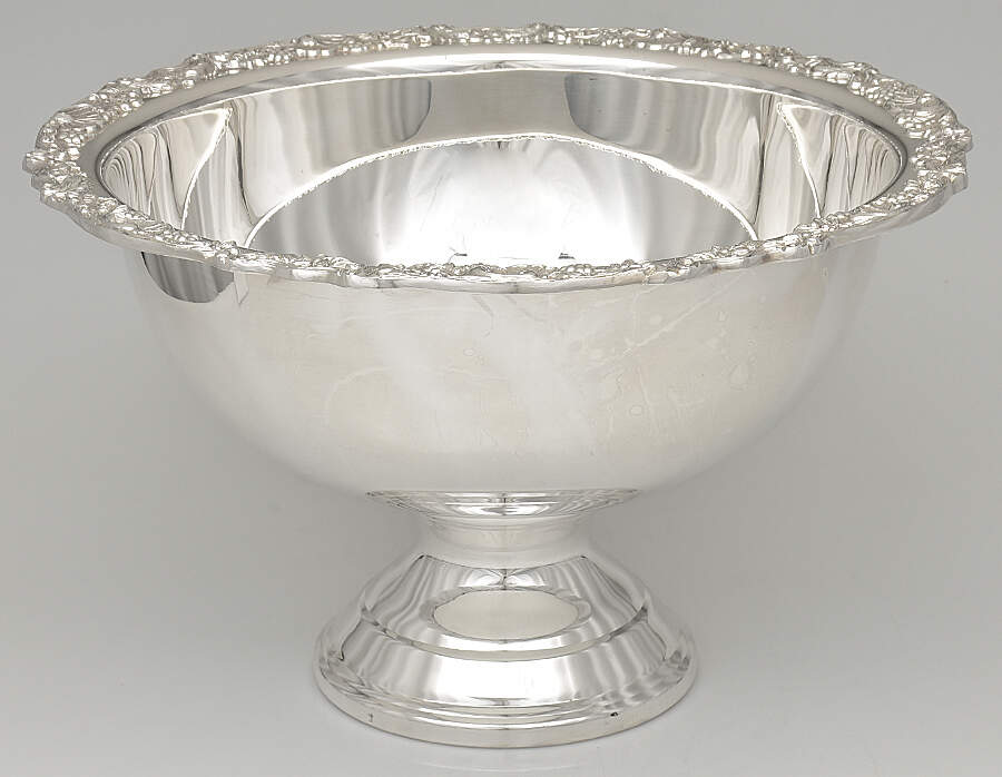 FBR25 (Silverplate, Hollowware) Punch Bowl by F B Rogers-1