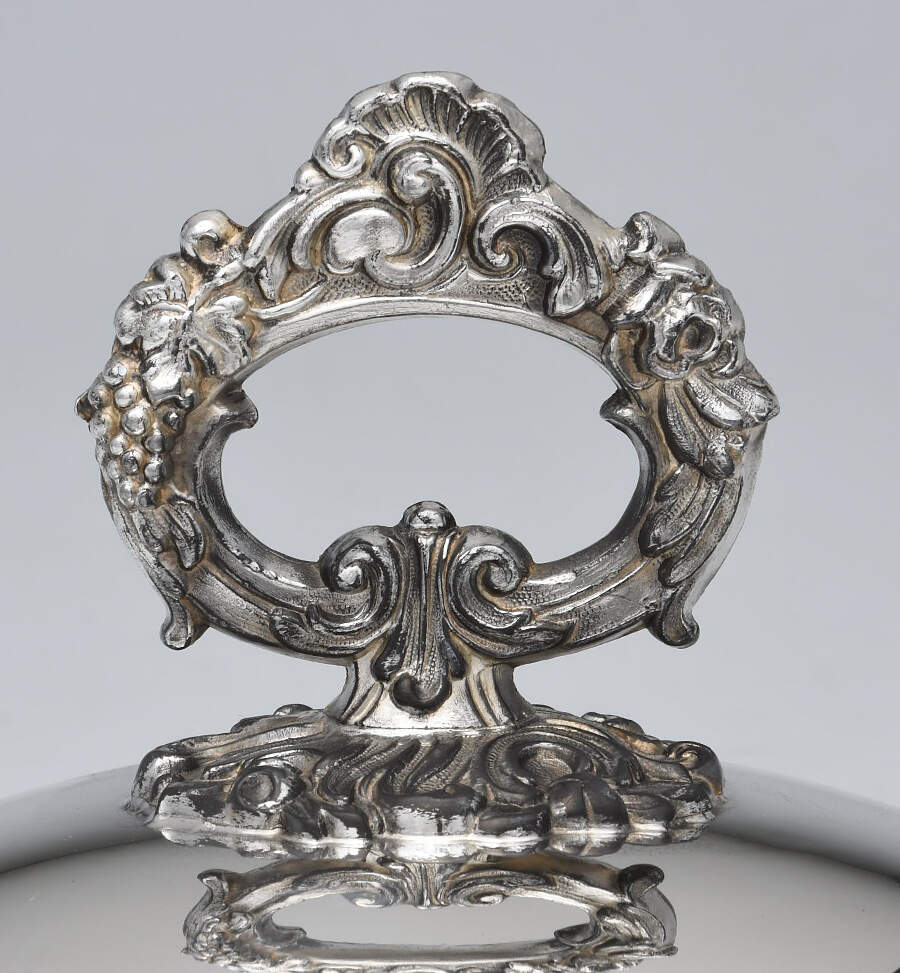 Fxx5 (Silverplate, Hollowware) Bain Marie Lazy Susan by Federal Silver-3